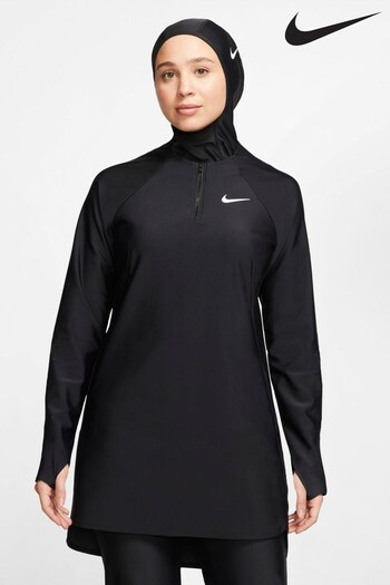 Nike Black Swim Essential Long Sleeve Tunic (228878) | £64