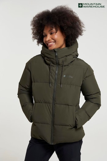 Mountain Warehouse Green Womens Toasty Short Padded Jacket (228892) | £80