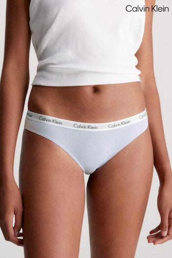 Calvin Klein White Aubergine Carousel Bikni Briefs (229033) | £14