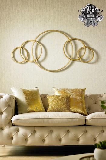 Art For The Home Gold Eternity Wall Art (229102) | £118