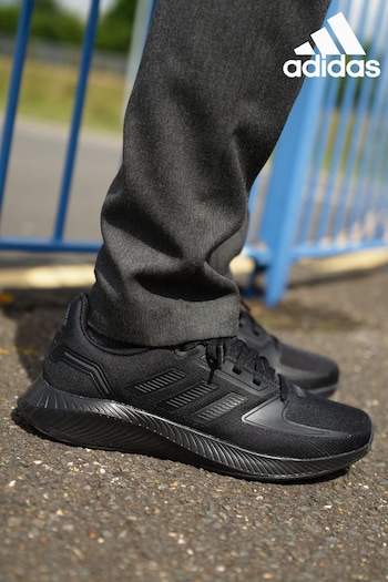 adidas Black adidas Kids Runfalcon 2.0  Lace  Trainers (229199) | £30