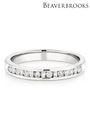 Beaverbrooks Platinum Diamond Wedding Ring (229570) | £1,600