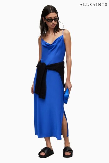 AllSaints Blue Hadley Dress (229989) | £119