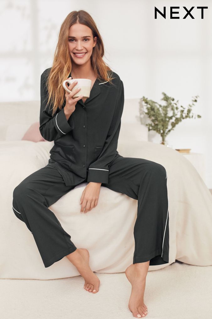 Womens Button Through Pyjamas Next Official Site