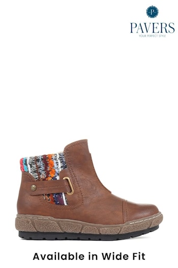 Pavers Ladies Wide Fit Ankle Boots (230265) | £45