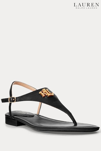 Lauren Ralph Lauren Ellington Black platform Sandals (231092) | £109