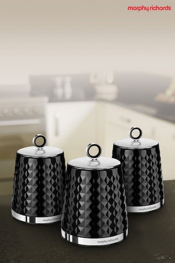 Morphy Richards Set of 3 Clear Dimensions Storage Jars (231106) | £33