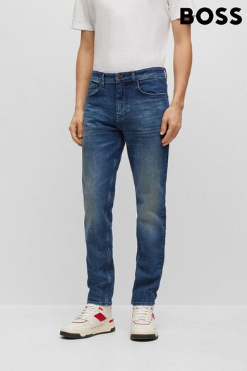 BOSS Blue Taber Tapered Fit Jeans (231134) | £129