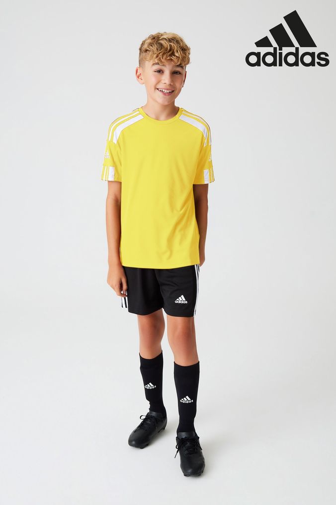 adidas Yellow Squadra 21 Junior T-Shirt (231560) | £13