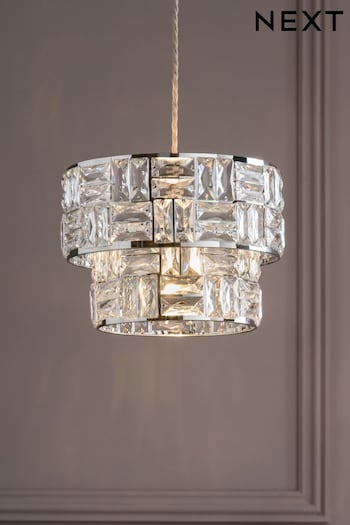 Chrome Alexis Easy Fit Pendant Lamp Shade (231810) | £65