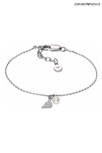 Emporio Armani Jewellery Ladies Silver Tone Bracelet (233097) | £89
