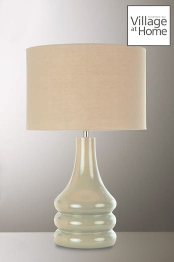 Village At Home Grey Raj Table Lamp (233659) | £80
