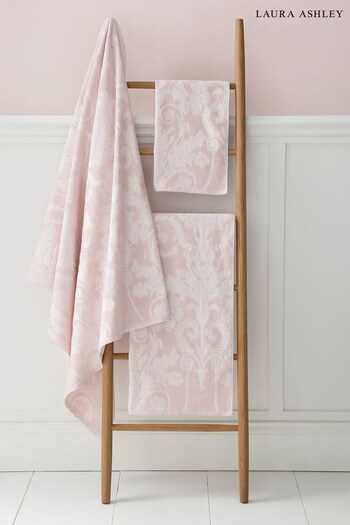Laura Ashley Blush Pink Josette Towel (234055) | £12 - £32