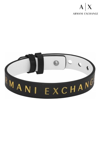 Armani Exchange Jewellery Gents Black Bracelet (234577) | £49