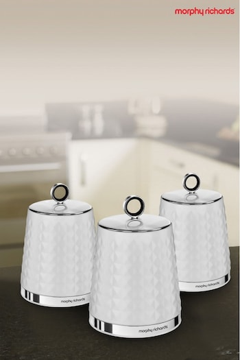 Morphy Richards Set of 3 Clear Dimensions Storage Jars (234640) | £38
