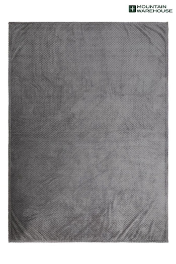 Mountain Warehouse Grey Super Soft Chunky Blanket (234839) | £24