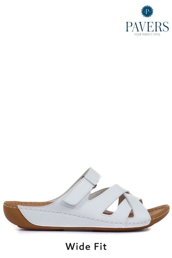 Pavers Ladies Touch-Fasten Mules (234909) | £35