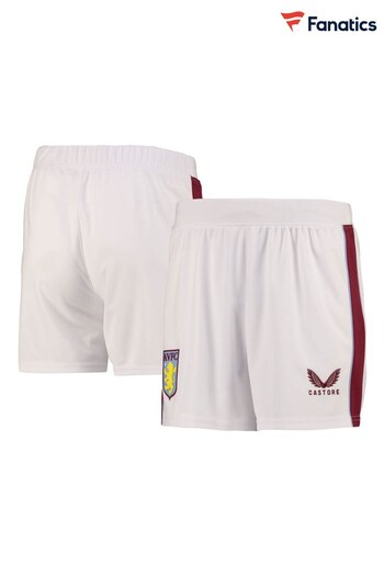 Fanatics Aston Villa 2022-23 Home White Shorts (235359) | £35