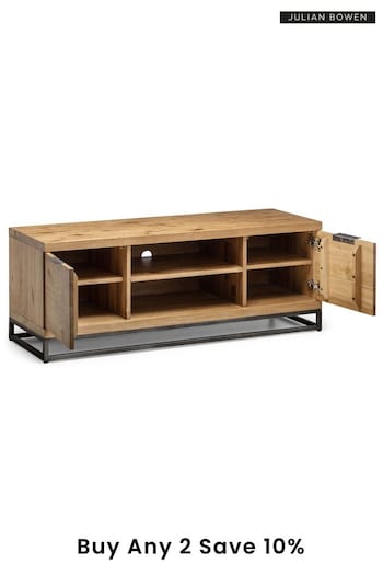 Julian Bowen Oak Brooklyn TV Stand (236886) | £630