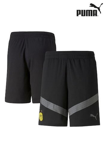 Puma Black Borussia Dortmund Training Shorts (236889) | £35