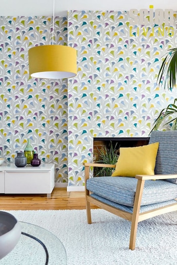 Scion Yellow Noukku Wallpaper Wallpaper (237176) | £49