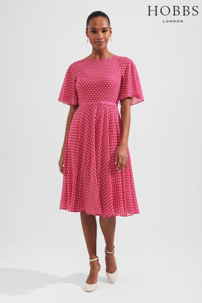 Hobbs pink penny 2025 dress