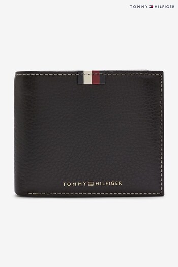 Tommy Hilfiger Leather Flap And Coin Black Wallet (238141) | £80
