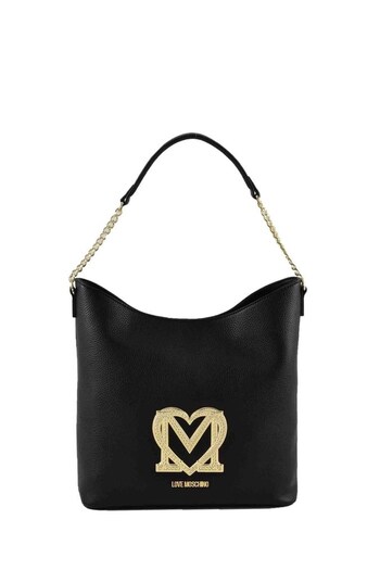Love Moschino Black Plain Handbag (238336) | £205
