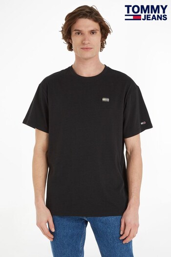 Tommy Jeans Logo Black T-Shirt (238620) | £45