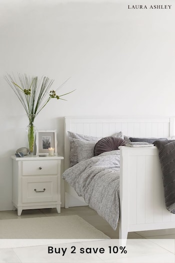 Laura Ashley White Devon Bed Frame (238999) | £800 - £910