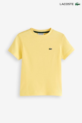 Lacoste Logo-Patch Core Essential Cotton T-Shirt (239585) | £30 - £35