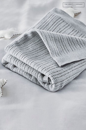 The White Company Cellular Satin Blanket (240610) | £20 - £24