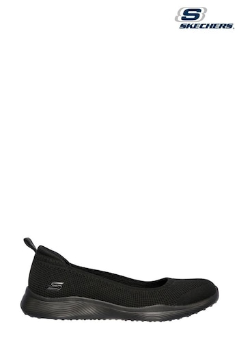 Skechers Black Microburst 2.0 Be Iconic Wide Fit Womens Trainers (240623) | £57