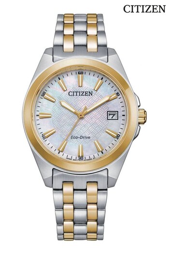 Citizen Ladies Silver Tone Eco-Drive Bracelet Dress Watch (241031) | £269