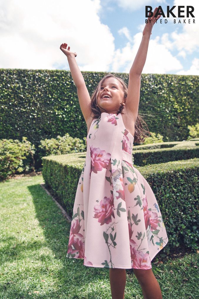 Girls Pink Floral Dresses Next UK