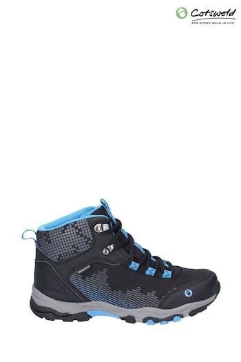 Ducklington Black Lace Up Hiking Waterproof Walking Boots (241264) | £43