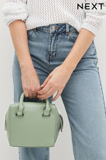 Green Mini Handheld Bowler Bag (241464) | £34