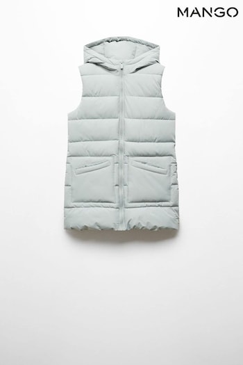 Mango Quilted Gilet With Hood (241496) | £28