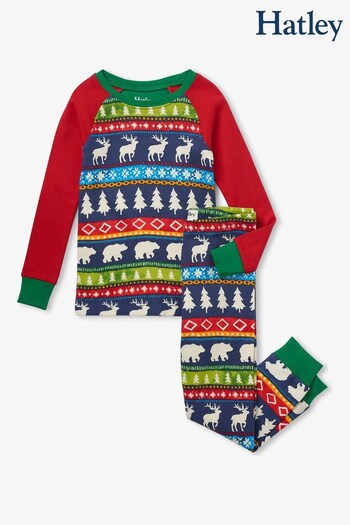 Hatley Kids Christmas Fairisle Pyjamas (241497) | £32