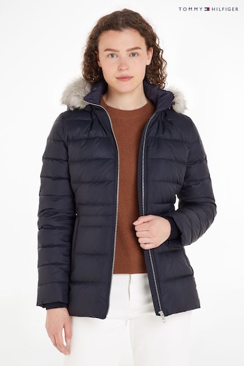Tommy leather Hilfiger Blue Tyra Down Jacket (241606) | £260