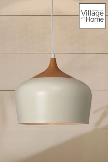 Village At Home Cream Samuel Ceiling Light Fitting (241640) | £96