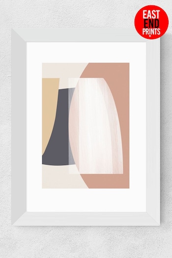 East End Prints White Abstract VI Framed Print (241746) | £47 - £132