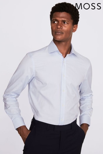 MOSS Tailored Fit Single Cuff Dobby Shirt (241852) | £50