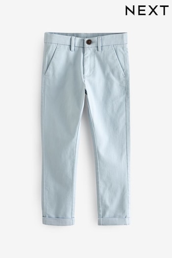 Blue Skinny Fit Stretch Chino Trousers (3-17yrs) (241876) | £11 - £16