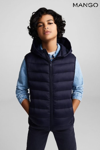 Mango Quilted Gilet With Hood (242057) | £26