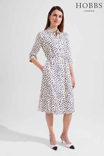 Hobbs Blue Cali Grau Shirt Dress (242250) | £139