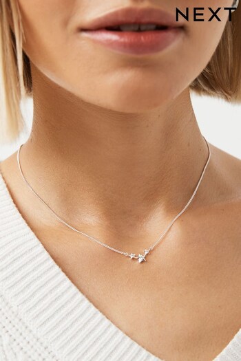 Sterling Silver Plated Star Necklace (242552) | £18
