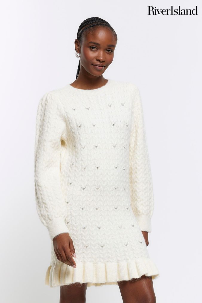 River island girls jumper dress top