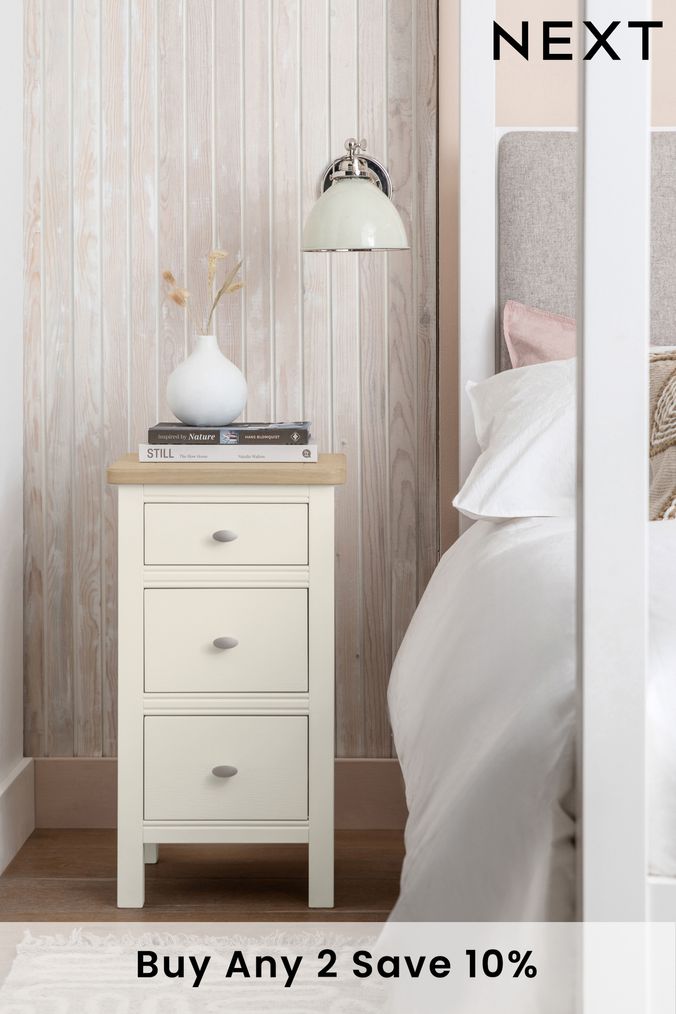 Next hampton outlet bedside table