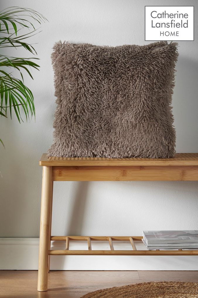 Buy Natural Faux Fur Cushions Online Next UK